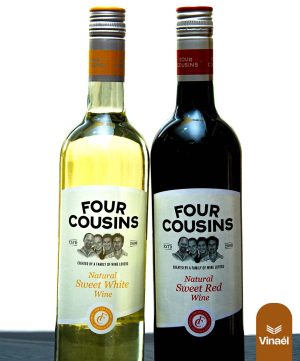 FOUR COUSINS DRY RED WINE 750ML